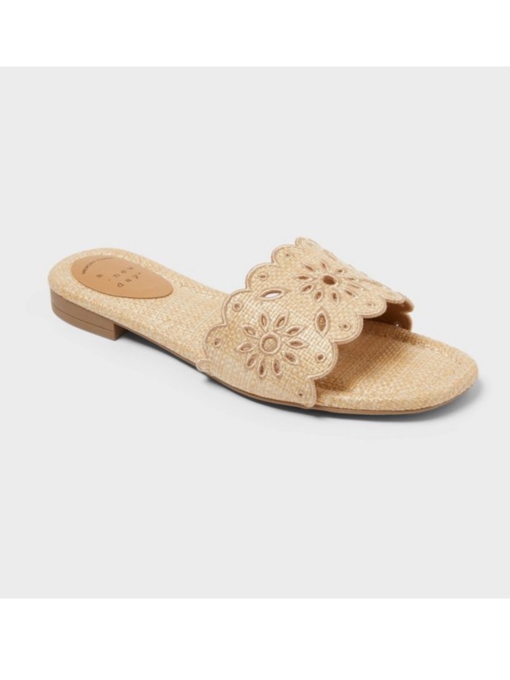 Women’s  Cecile Slide Sandals -   Natural.  9
